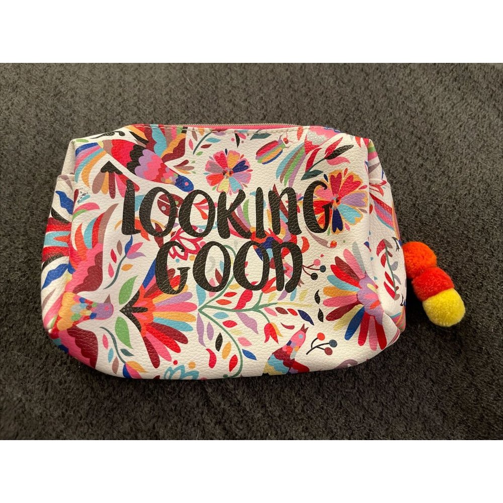 Looking Good Makeup Bag Floral Birds Pretty H21